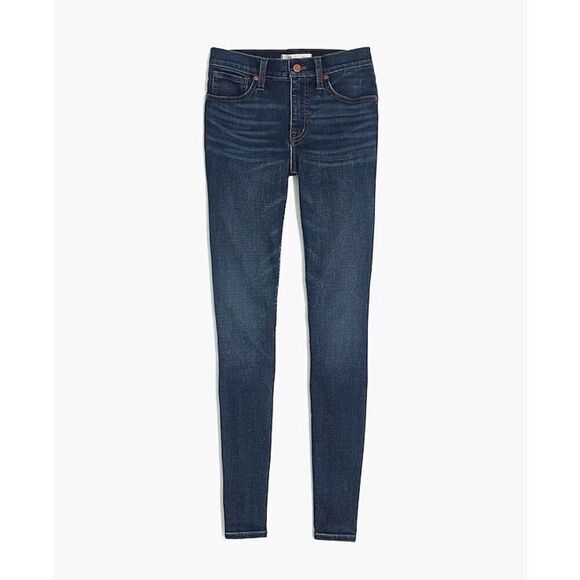Madewell 10" High-Rise Skinny Jeans‎ in Tarren Wash Size 26 - Picture 1 of 11